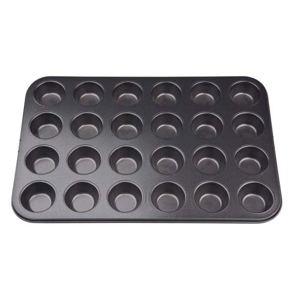 Patisse Classic Muffinform til 24 stk. mini 35 cm Sort