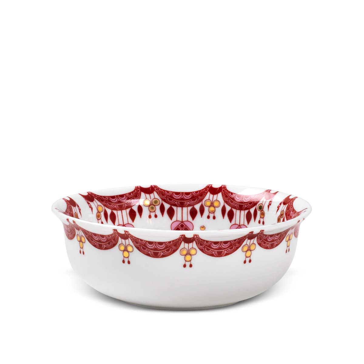 Guirlande Juleskål rød Ø16 cm