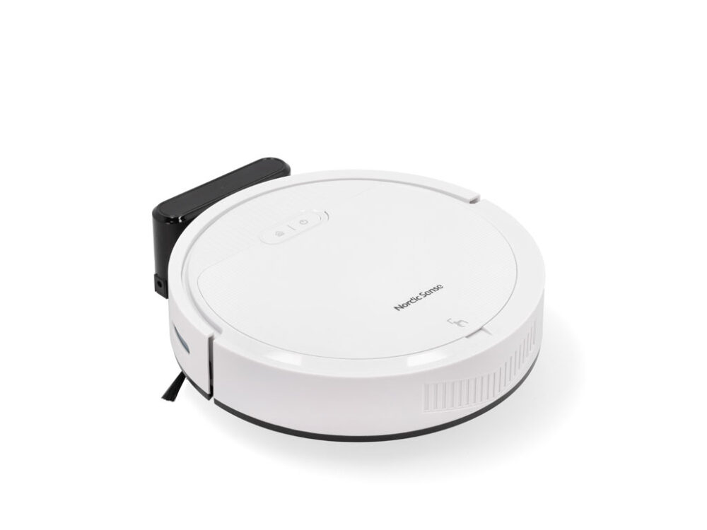 Nordic Sense Robotstøvsuger med ladestation Hvid