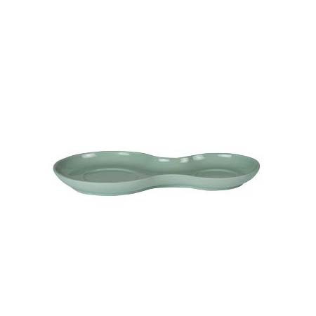 Nudge Tallerken 20 x 11,5 x 2 cm Kale green*