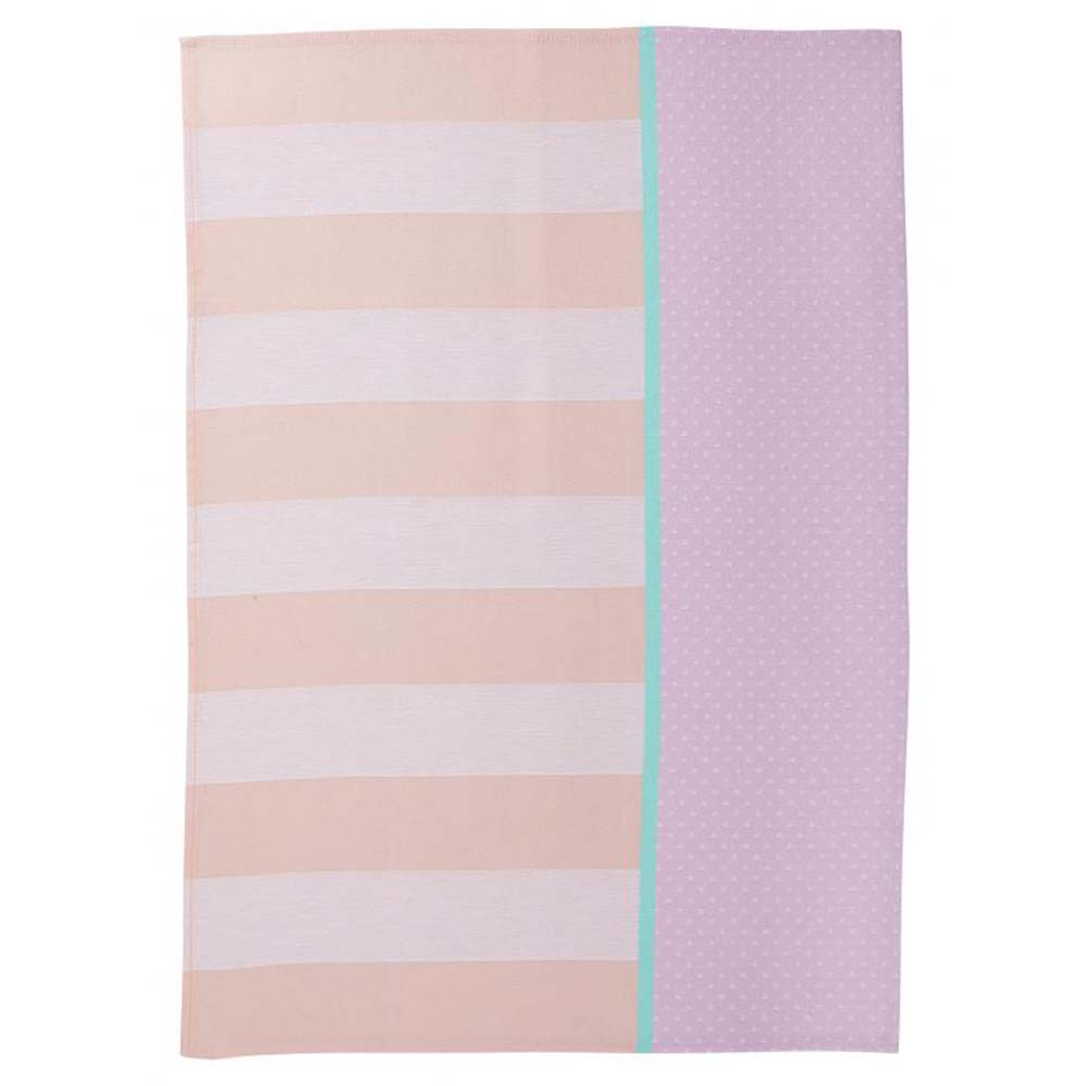 Miss Étoile Viskestykke pink/orange/hvid