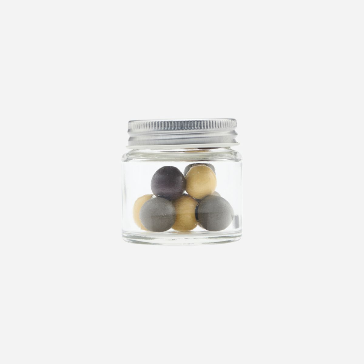 Wood Magneter, beige/yellow/paprika/otter*