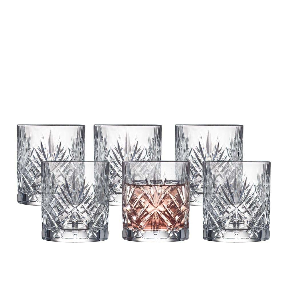 Lyngby Glas Krystal Melodia vandglas, 6 stk 23 cl
