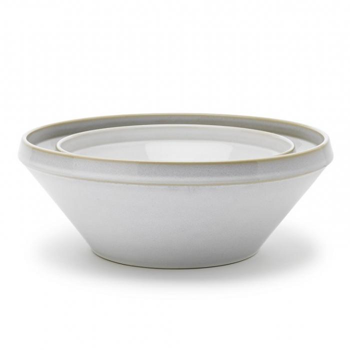 Tavola dejfad sæt 5+2L, silkemat hvid