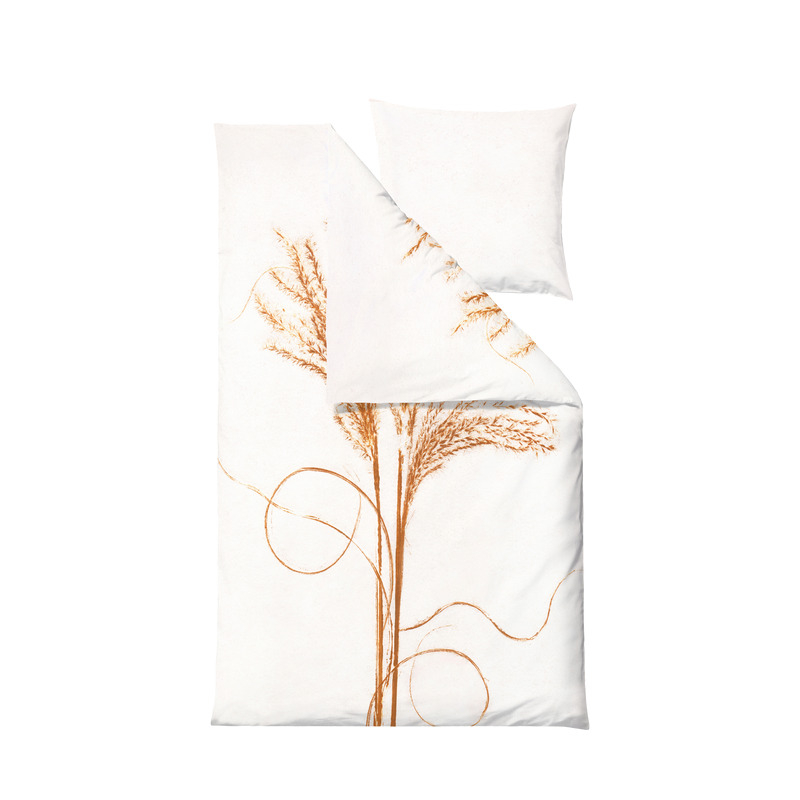 Södahl organic Silvergrass Sengetøj 140 x 220 cm Mustard