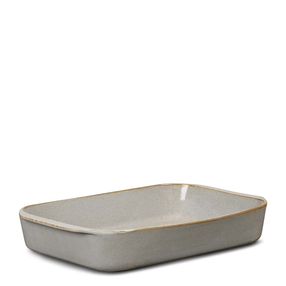 DAN-Ild Ovnfast fad 41x26 sand porcelæn
