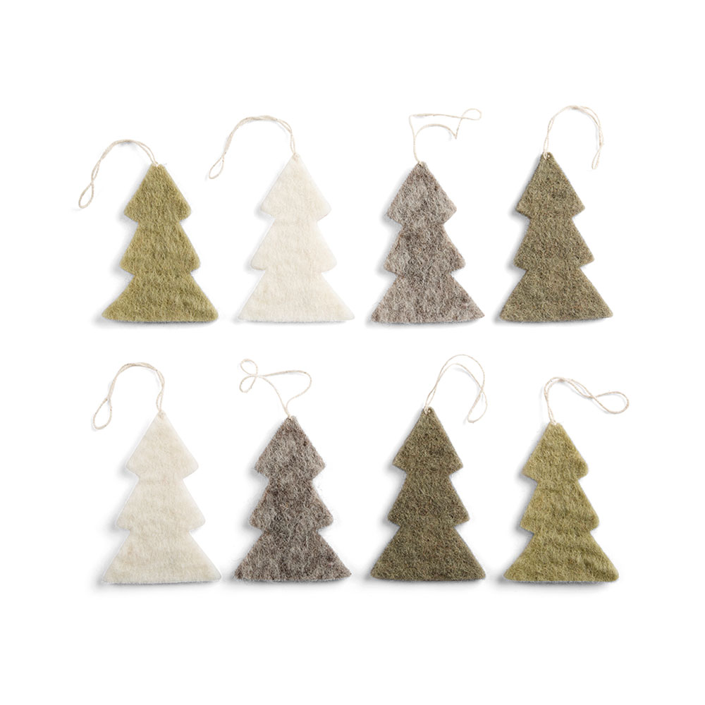 Trees, Set of 8 pcs