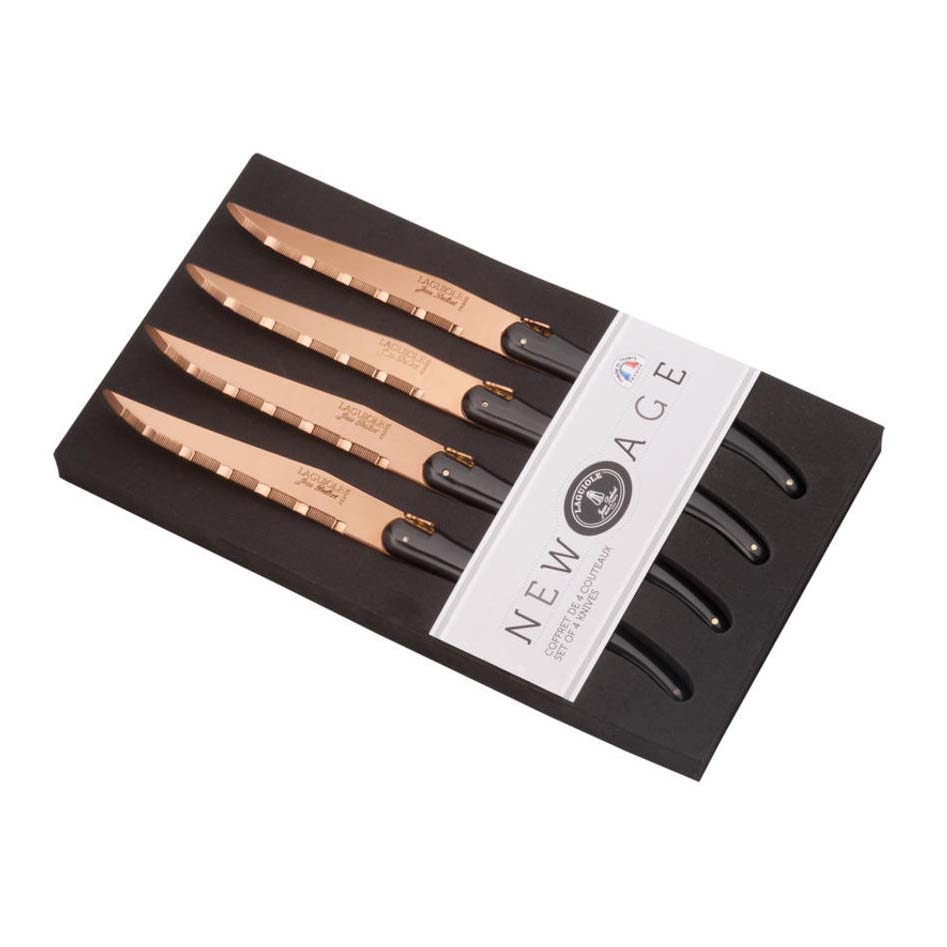 Laguiole New Age Kniv 4 stk, kobber