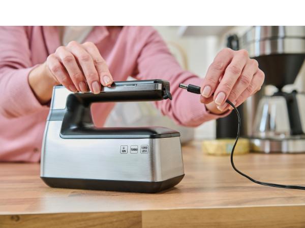Severin Håndmixer trådløs Stål/Sort