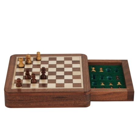 Margit Brandt skakspil i træ 12,5cm