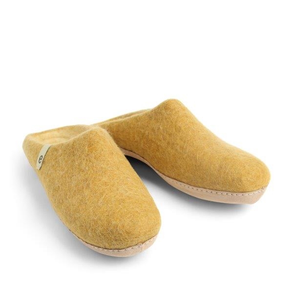 EGOS Slip On Simple, Mustard - størrelse 43