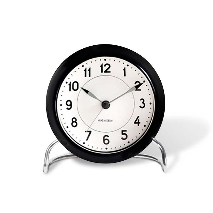Arne Jacobsen Station Bordur Ø11 cm sort/hvid
