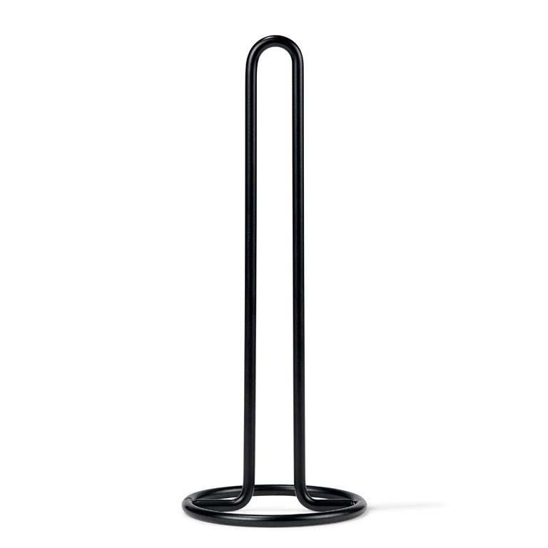 Funktion Bord Køkkenrulleholder Dia. 12,5 x 32,5 cm Sort