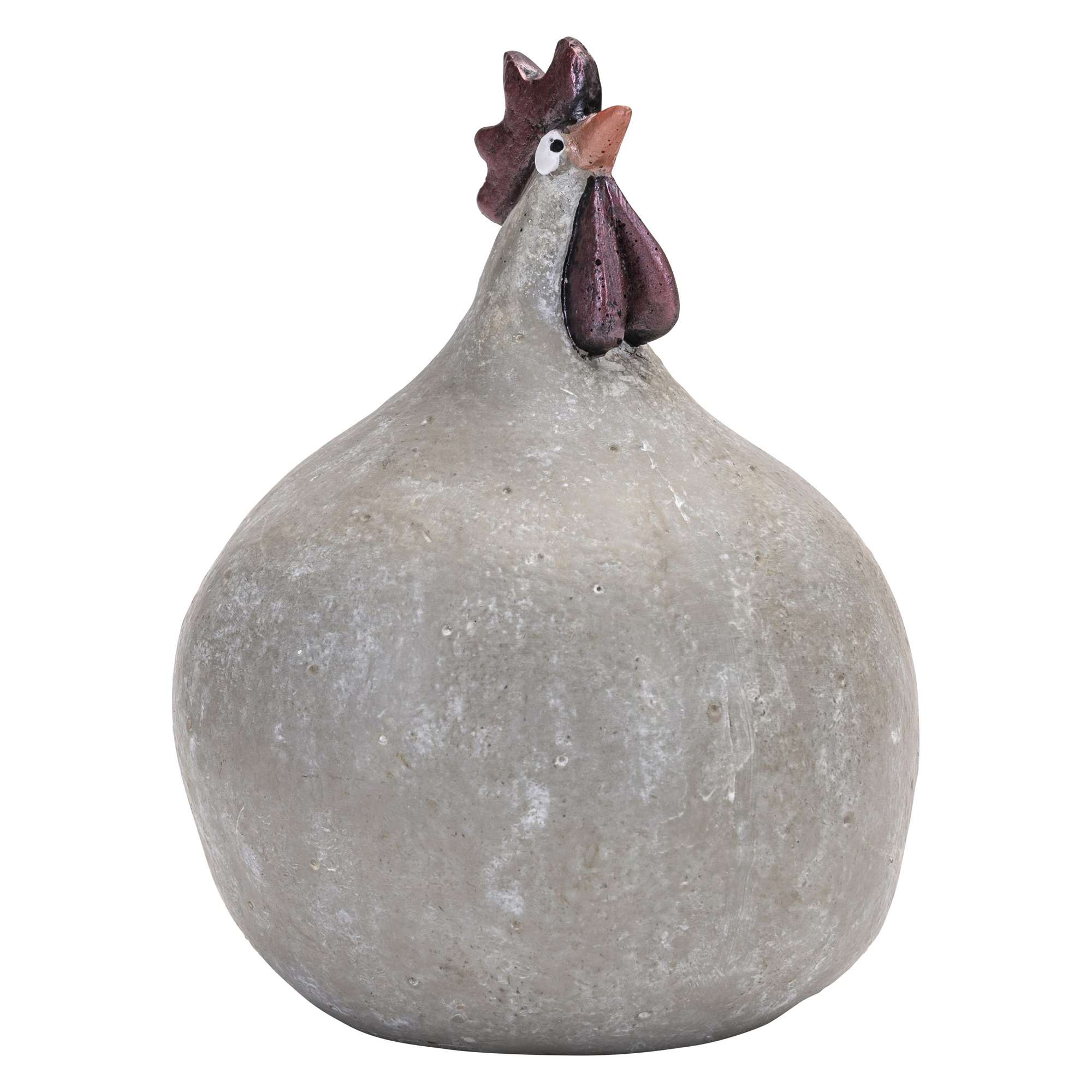 Høne lysegrå H.13cm