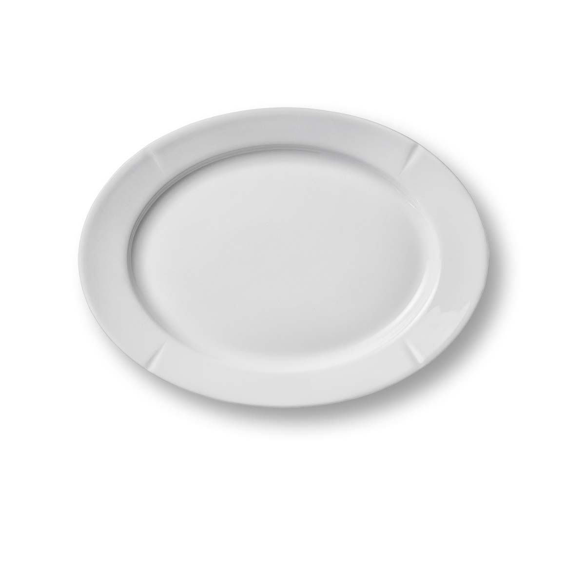 Grand Cru Oval tallerken 17,5x23,5 cm hvid