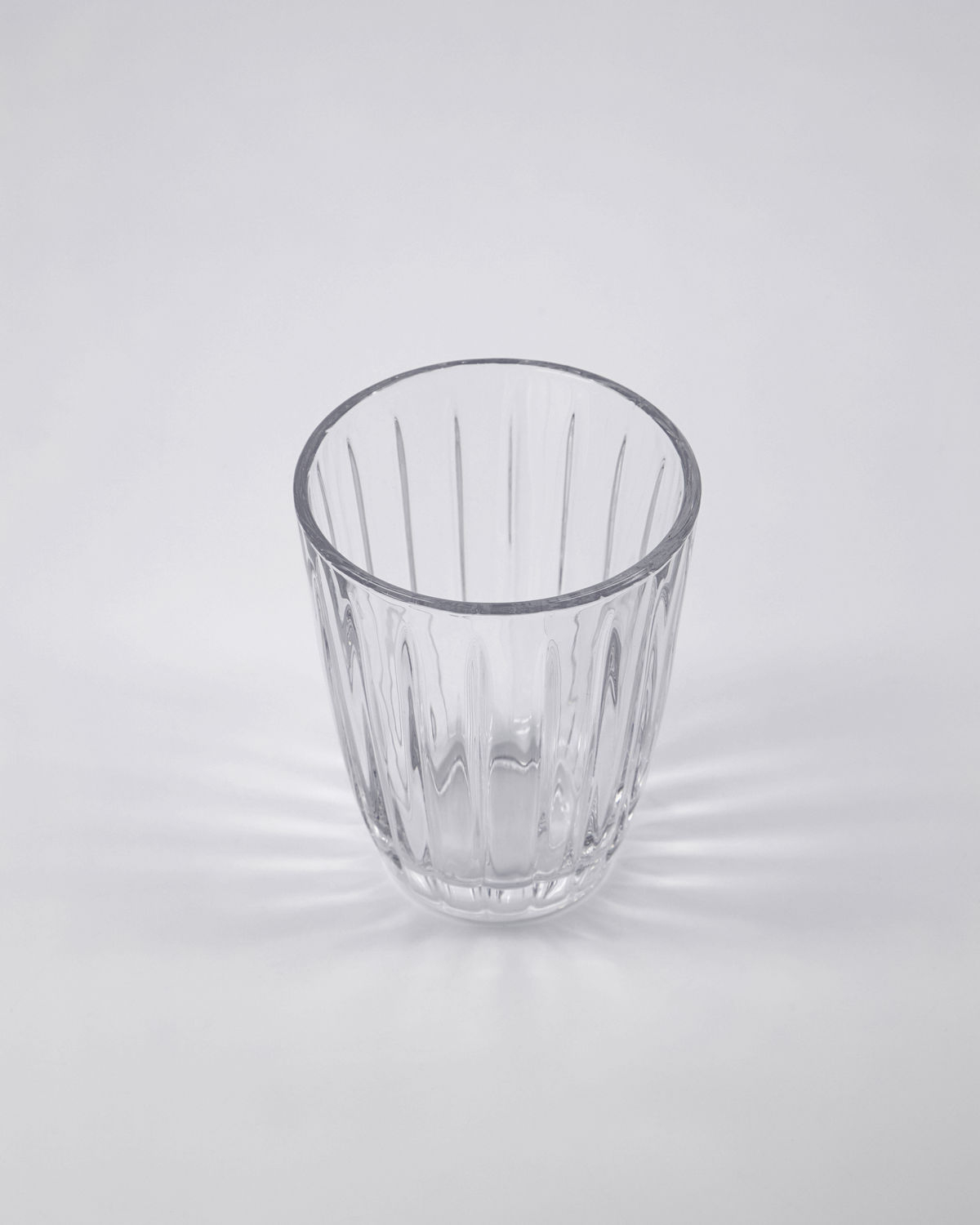 Vandglas, Groove, Klar, 4 stk