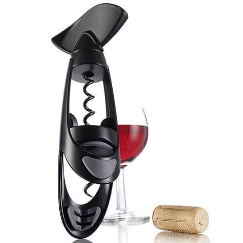Twister Korkskruv Gift pack Vacuvin, Black