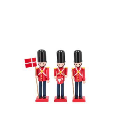 Celebrate Garder 15 cm 3 stk. Rød/Sort Træ