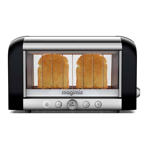 Magimix Vision Brødrister 2-skiver 40 x 20 x 22,3 cm Sort/Stål