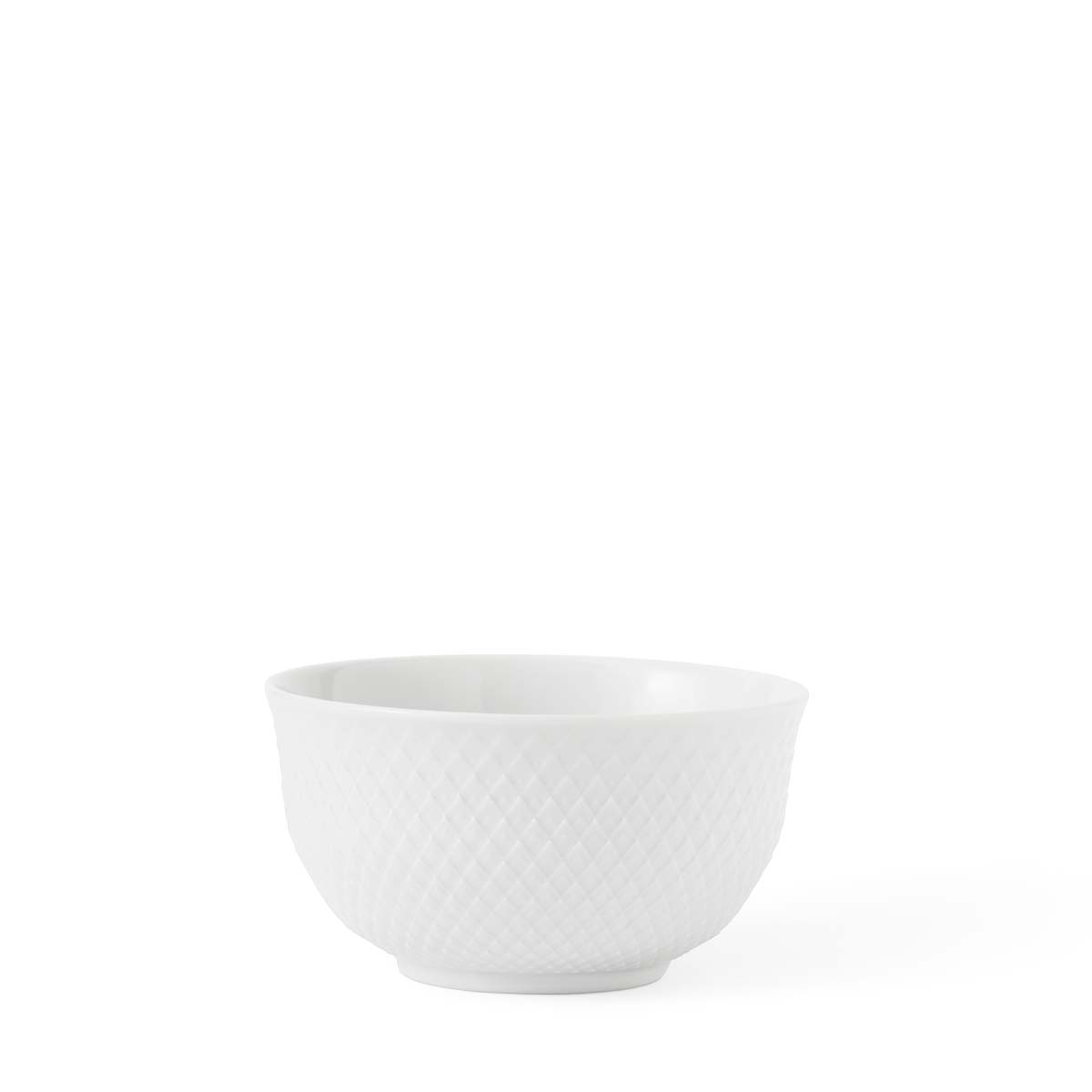 Rhombe Skål Ø11 cm hvid porcelæn