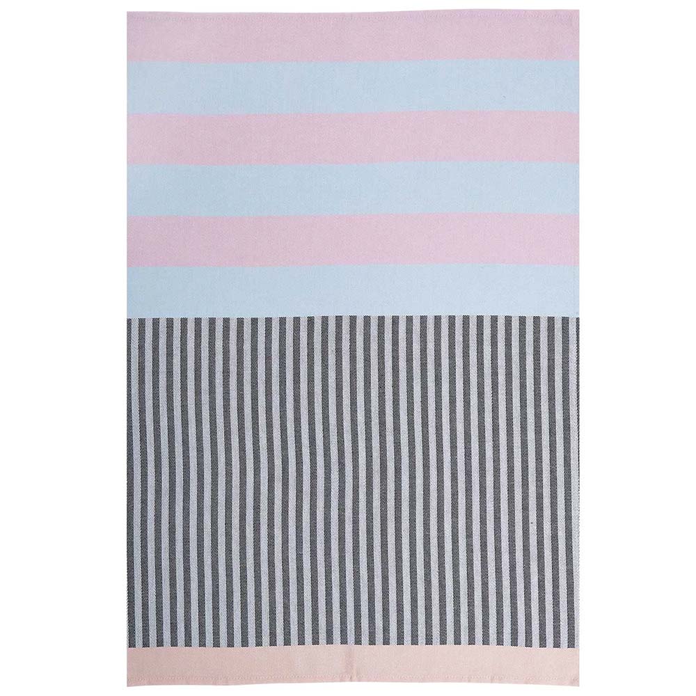 Miss Étolie viskestykek med striber - Pink , blue, black