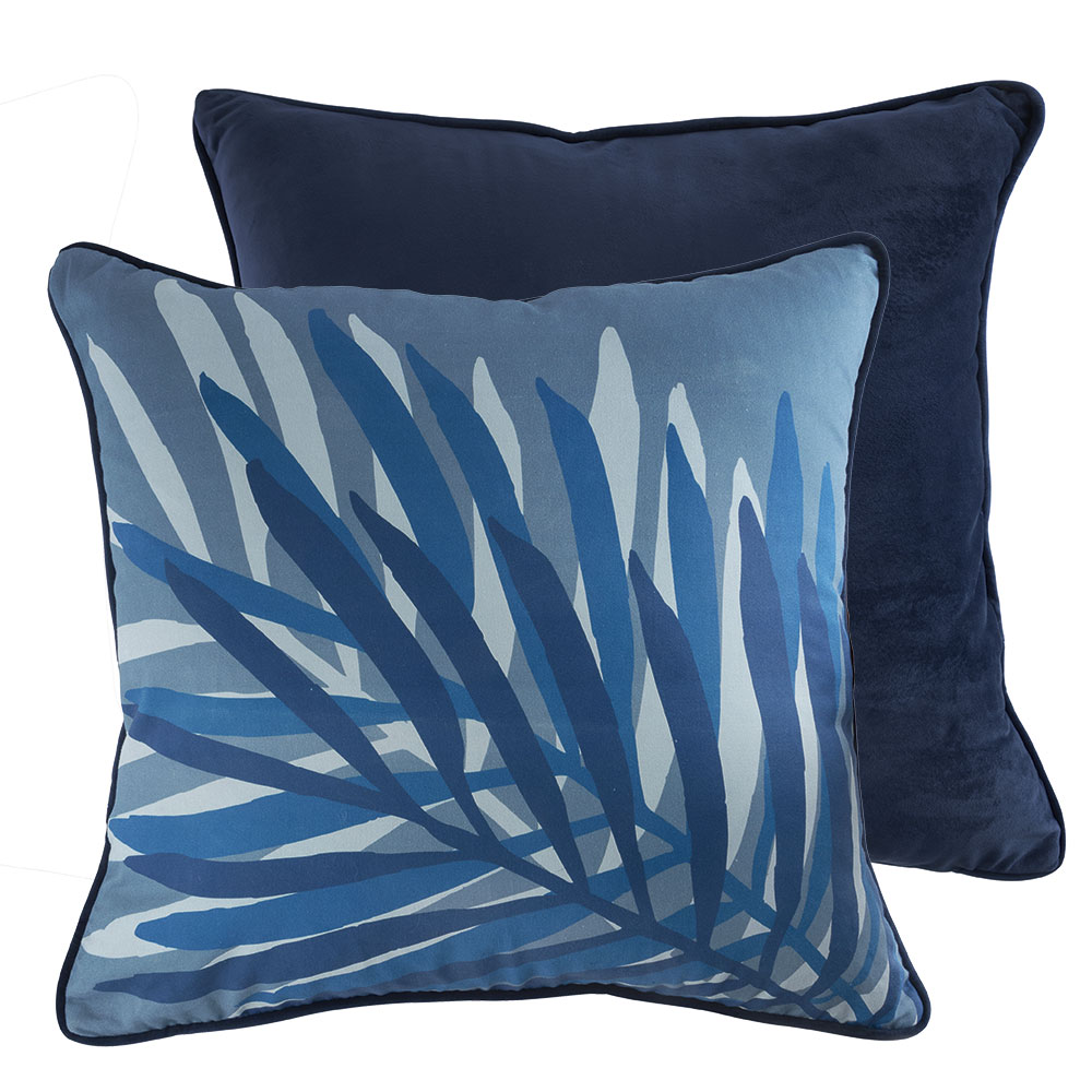 Susanne Schjerning Pudebetræk, Giant Palm, Blue*