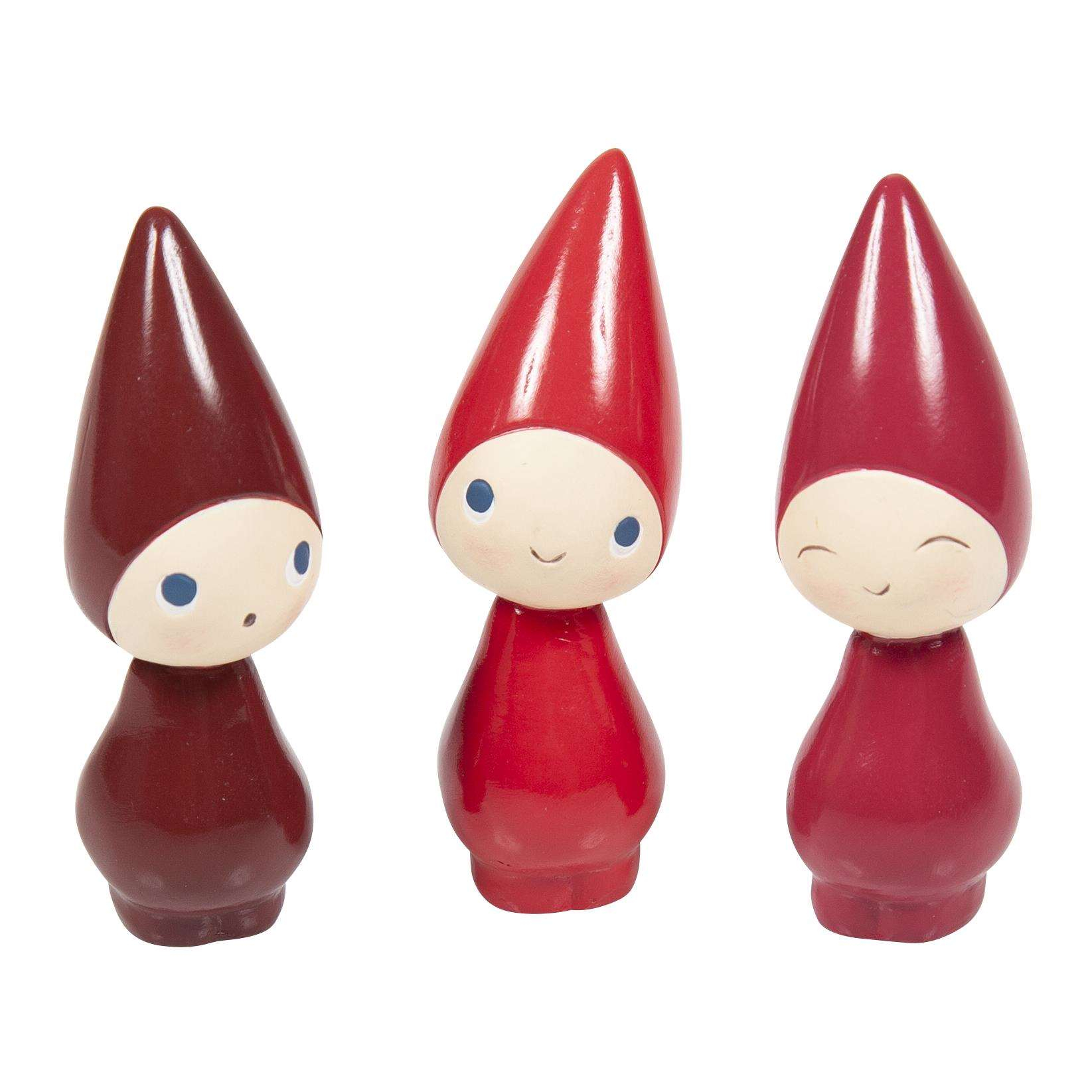 Peggy strawberry/raspberry/cherry 3 stk H 6 cm