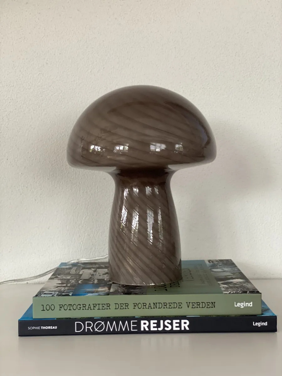 Mushroom Lampe, S, grey