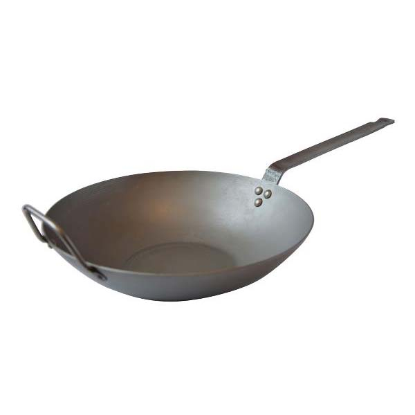Mauviel Wok Dia 30 cm Pladejern
