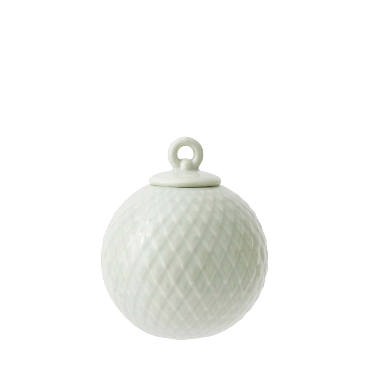Rhombe Dekorationskugle Ø7 cm soft green*