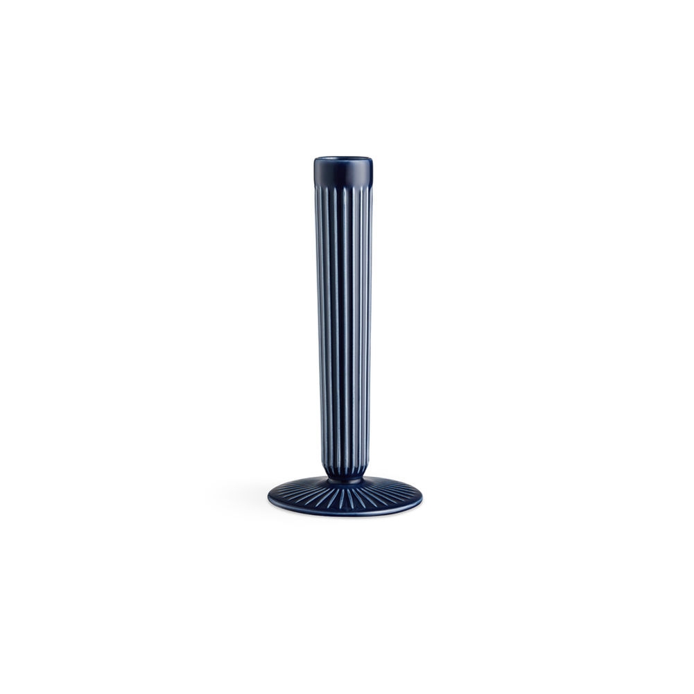 Hammershøi lysestage, 20 cm, indigo
