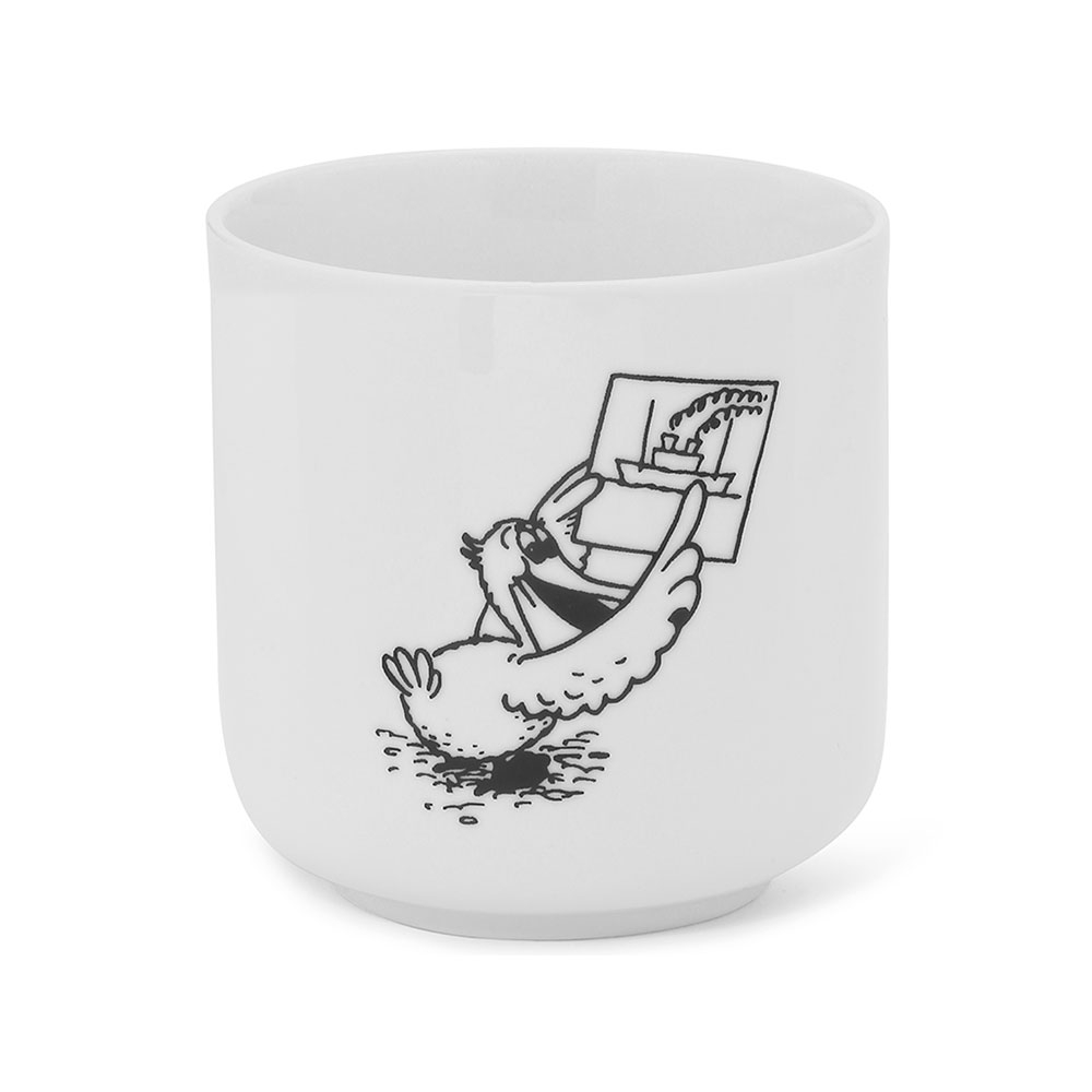 Krus, Pelle, sort/hvid print*