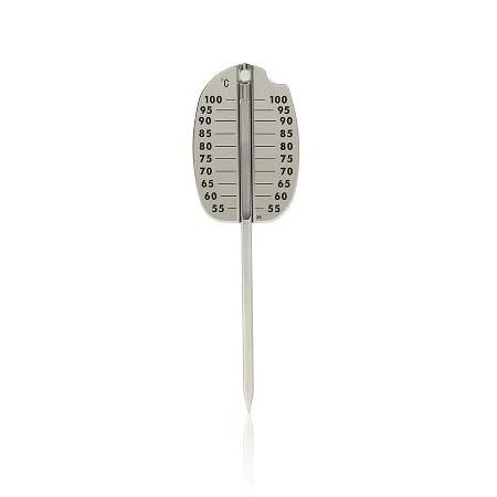 Plus stegetermometer, stål