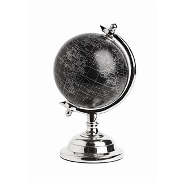 Margit Brandt globus, sort - H: 36 cm.
