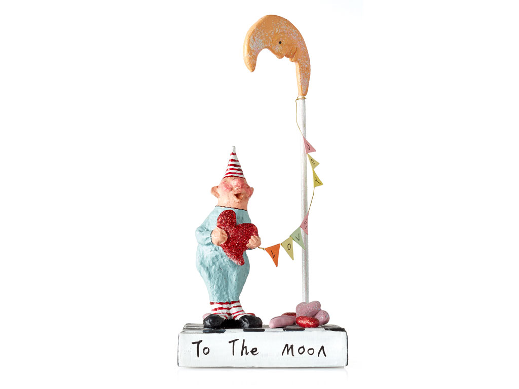 Medusa Copenhagen Figur, To the Moon and back, 17 cm