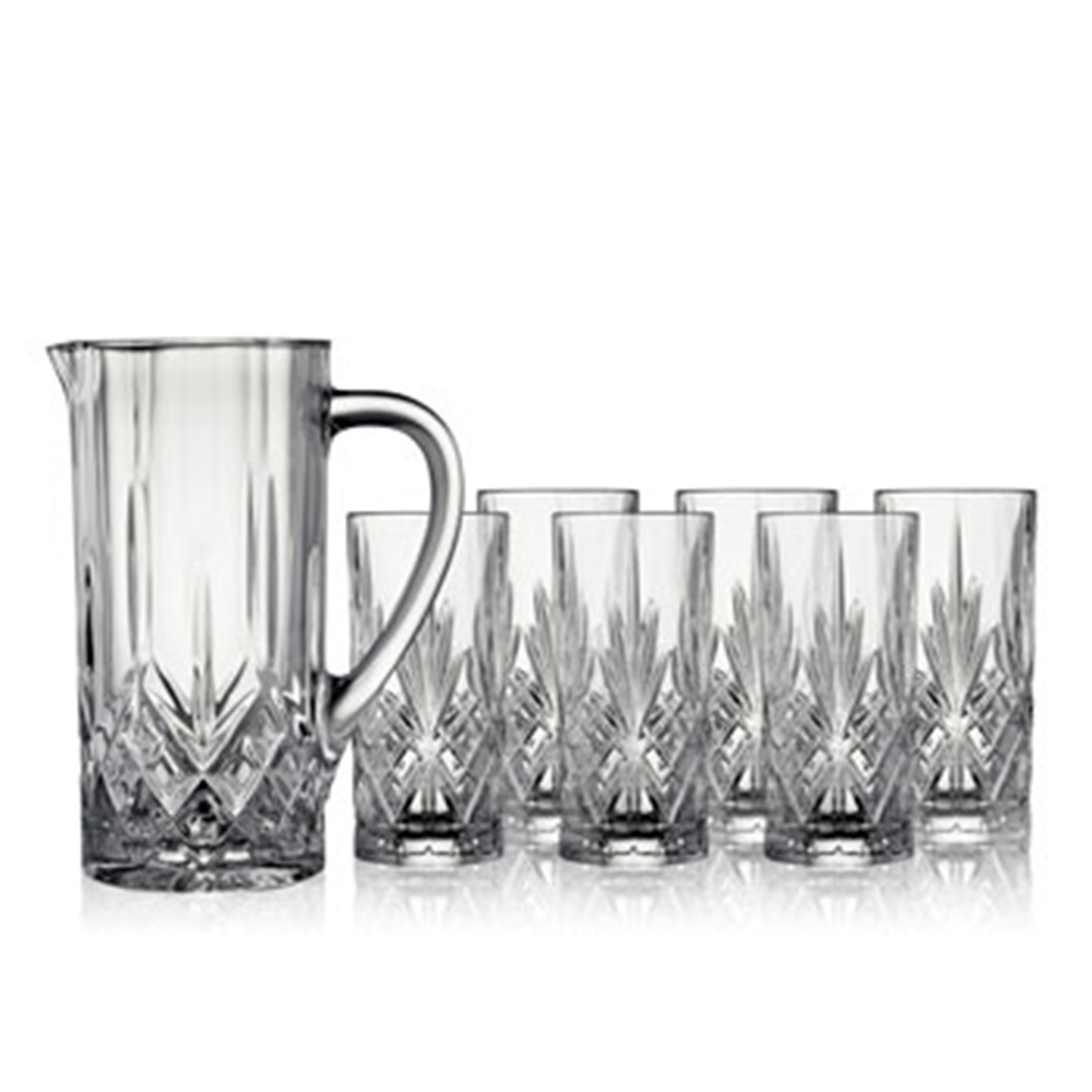 Lyngby Glas Krystal Melodia Kandesæt 7 dele