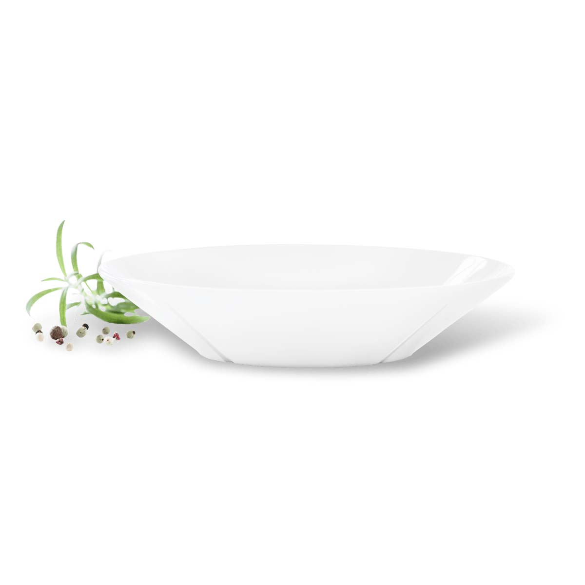 Grand Cru Dyb tallerken Ø19 cm hvid