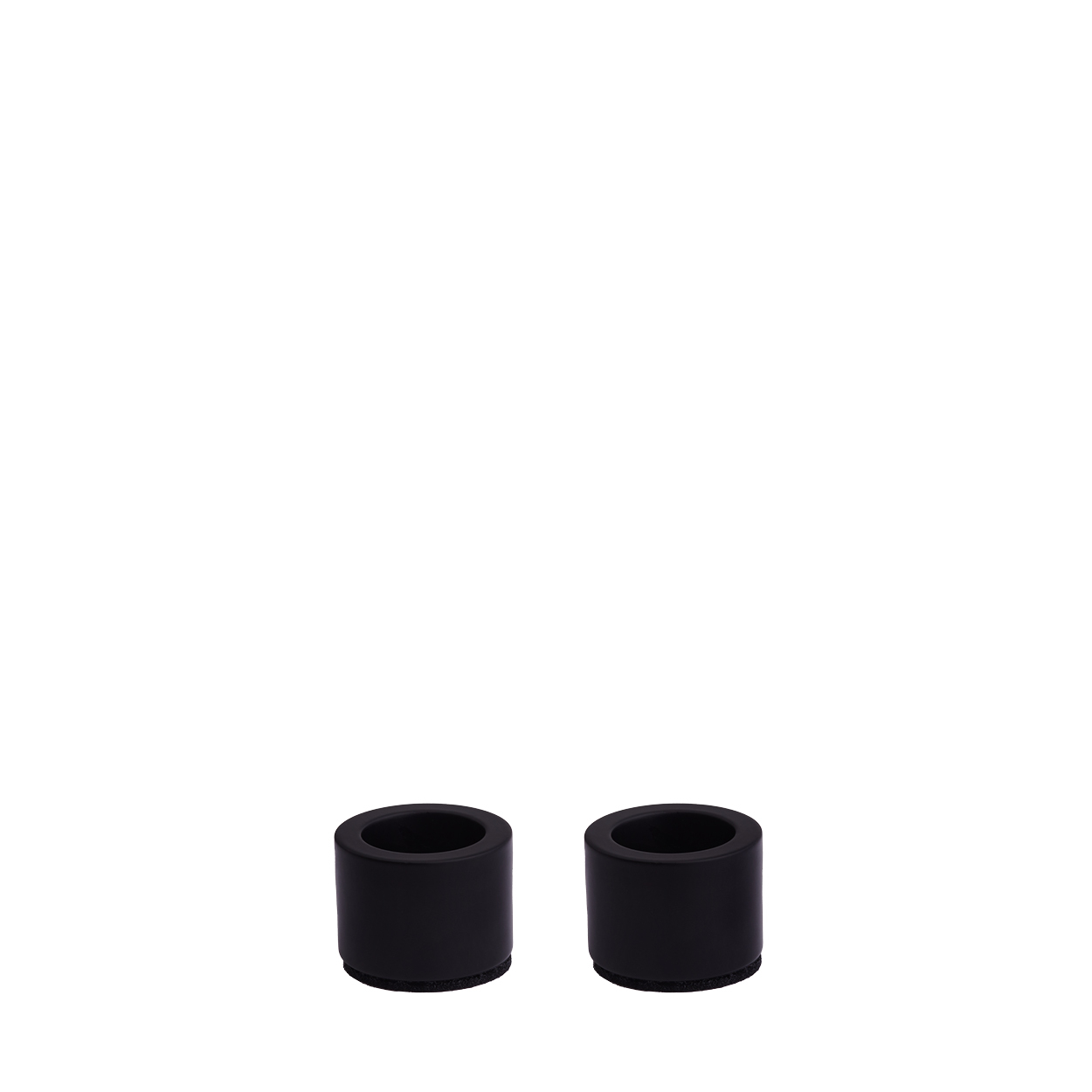 Light Lysestage taper, Matte black, 2 stk