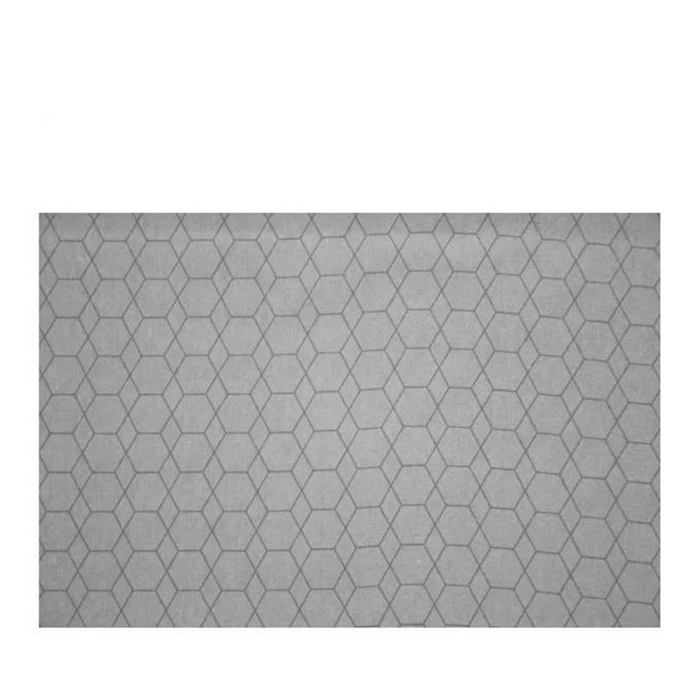Hexagon Dækkeserviet ,43 x 30 cm, grå 