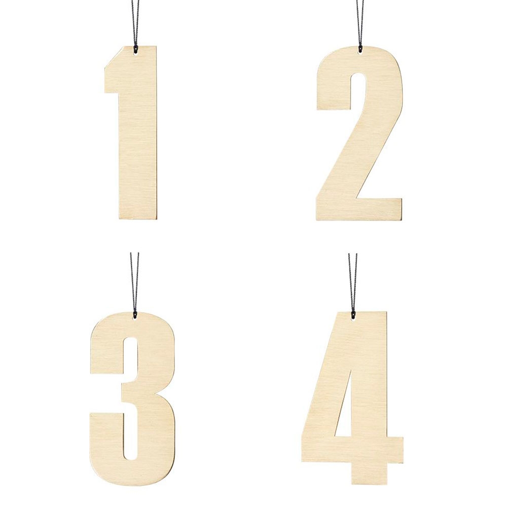 Advents tal - nr.1-4, messing