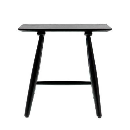 Villa Collection Bast Skammel 46,5 x 28 x 45 cm Sort