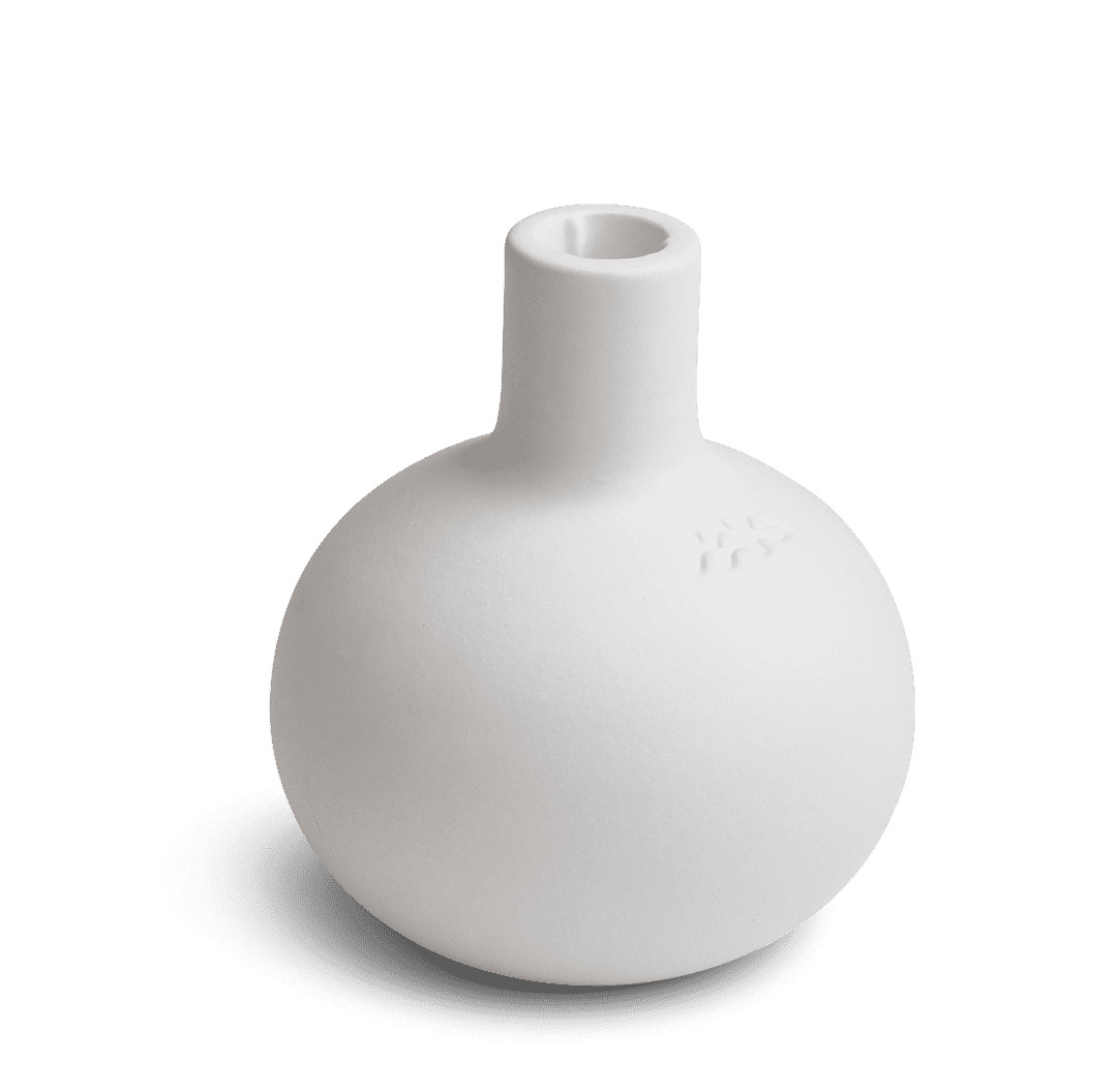 Globo Lysestage H13.5 cm hvid