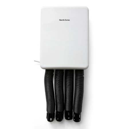 Nordic Sense Skotørrer 350 watt m/termostat Hvid