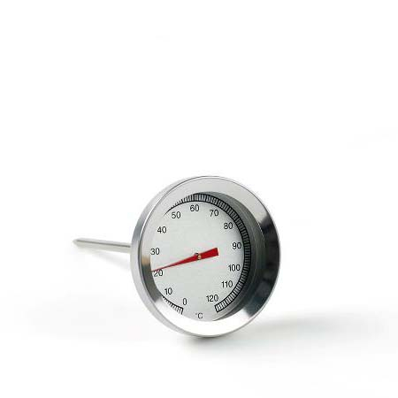 Plus Stegetermometer, Rund i stål