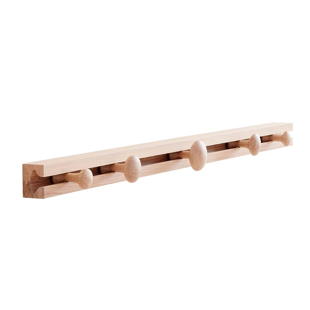 TRACK, knagerække - eg - 90cm