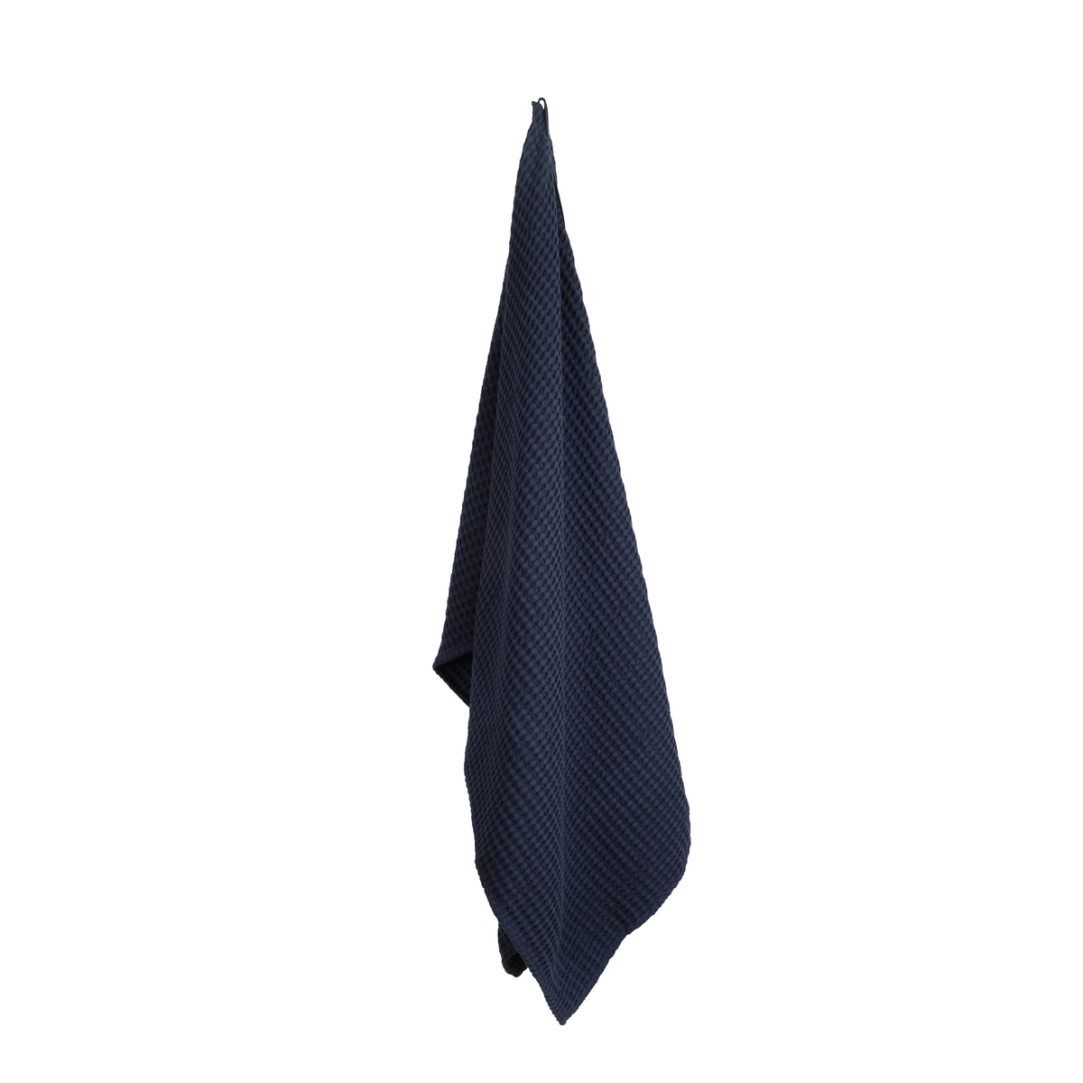 BIG WAFFLE limited edition Håndklæde og tæppe, mørkeblå 150 x 100 cm*