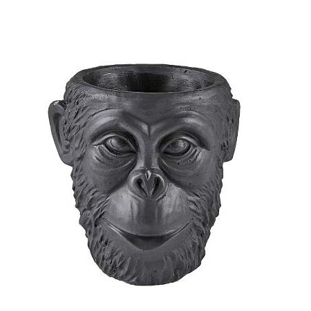 Villa Collection Gorilla Skjuler Dia. 19 x 19 cm Sort Cement 