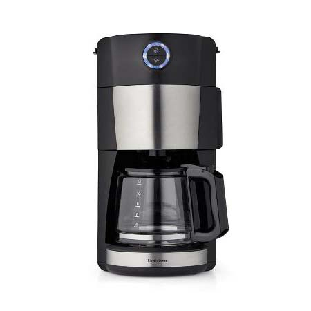 Nordic Sense Kaffemaskine m. kværn 900 watt Sort/Sølv