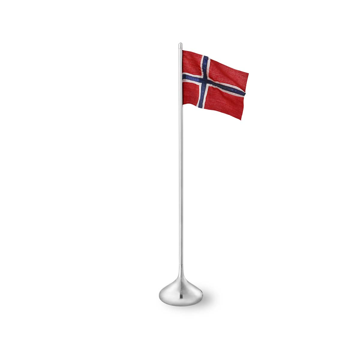 Bordflag norsk H35 sølvfarvet