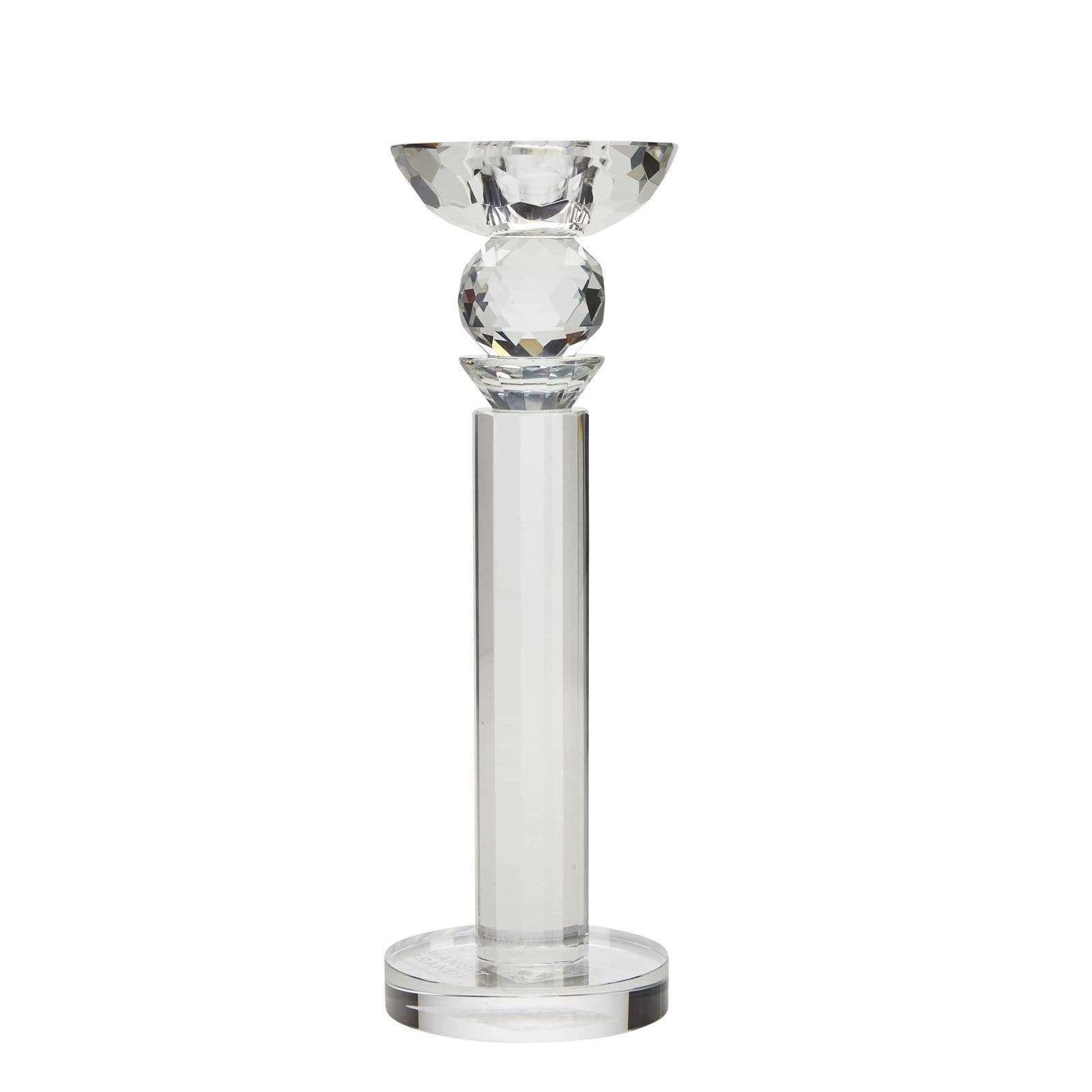 Margit Brandt Lysestage Klar Krystalglas h23,5cm